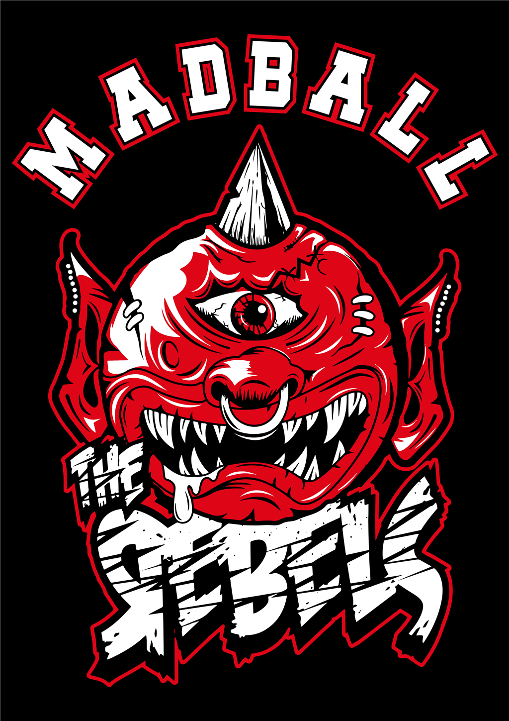 Madball logotype, transparent .png, medium, large