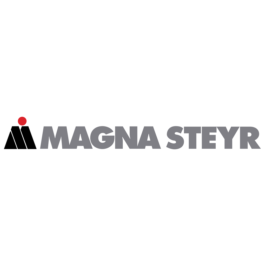 Magna Steyr logotype, transparent .png, medium, large