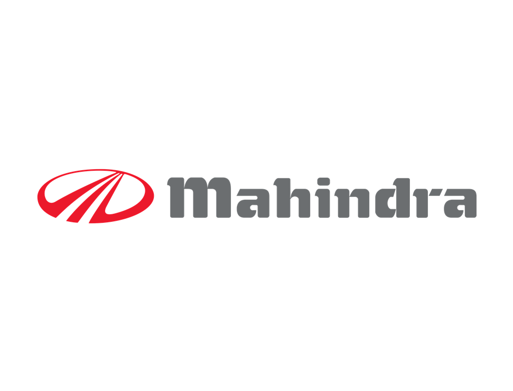 Mahindra logotype, transparent .png, medium, large