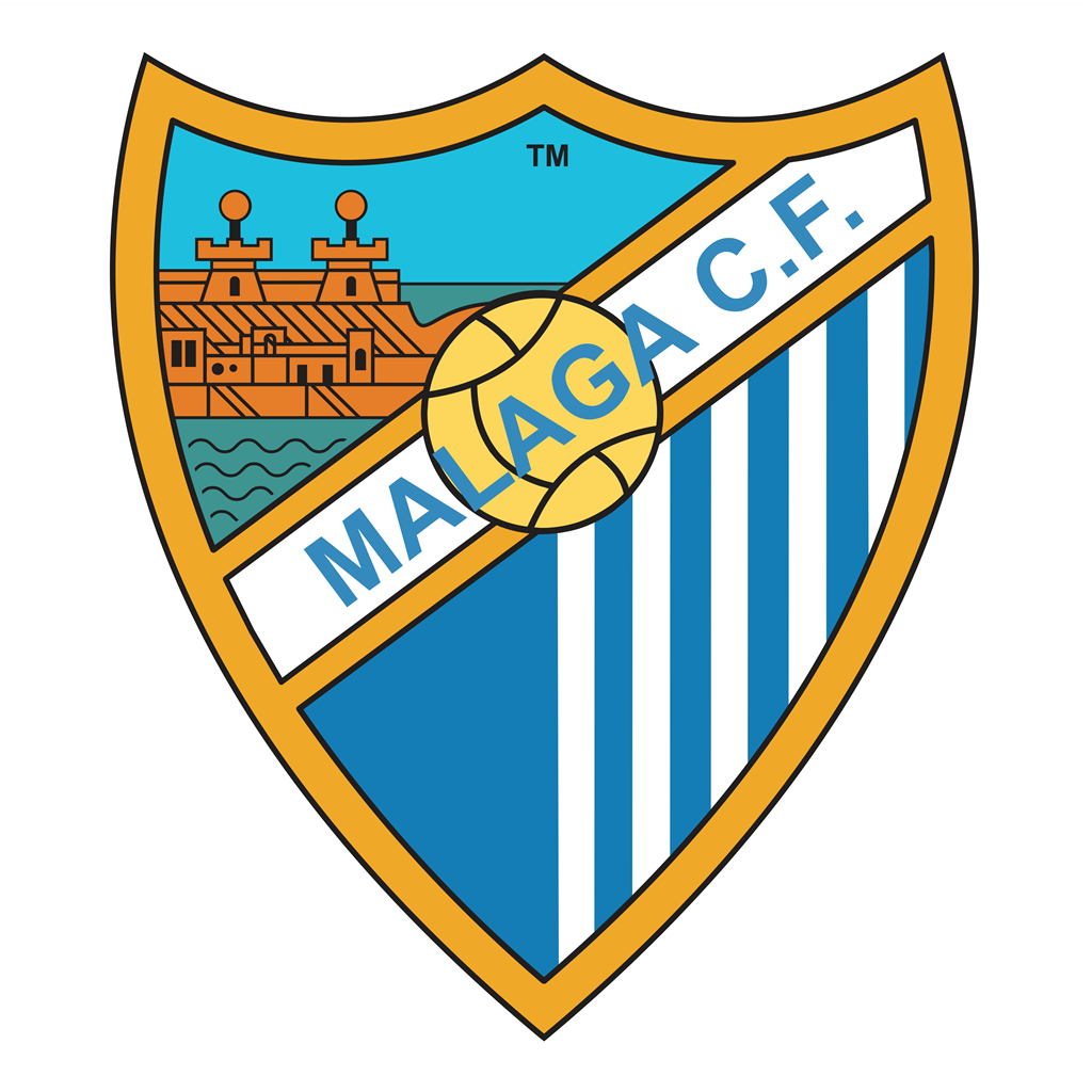 Malaga CF logotype, transparent .png, medium, large