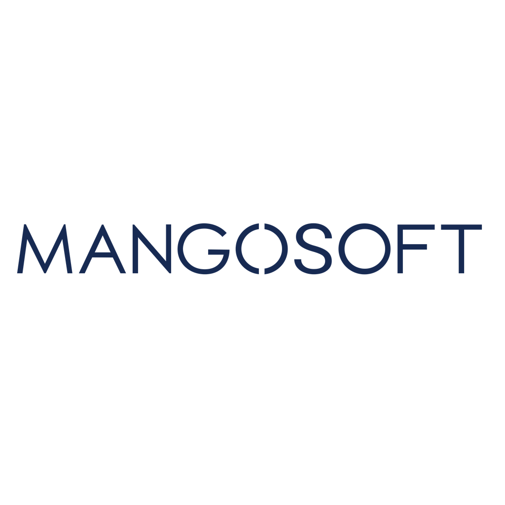Mangosoft logotype, transparent .png, medium, large
