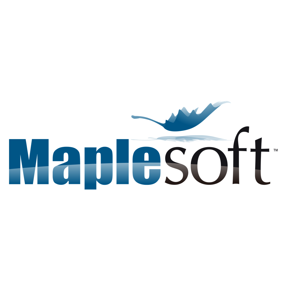 Maplesoft logotype, transparent .png, medium, large