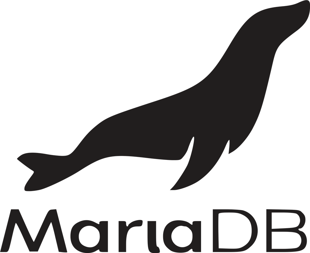 MariaDB logotype, transparent .png, medium, large