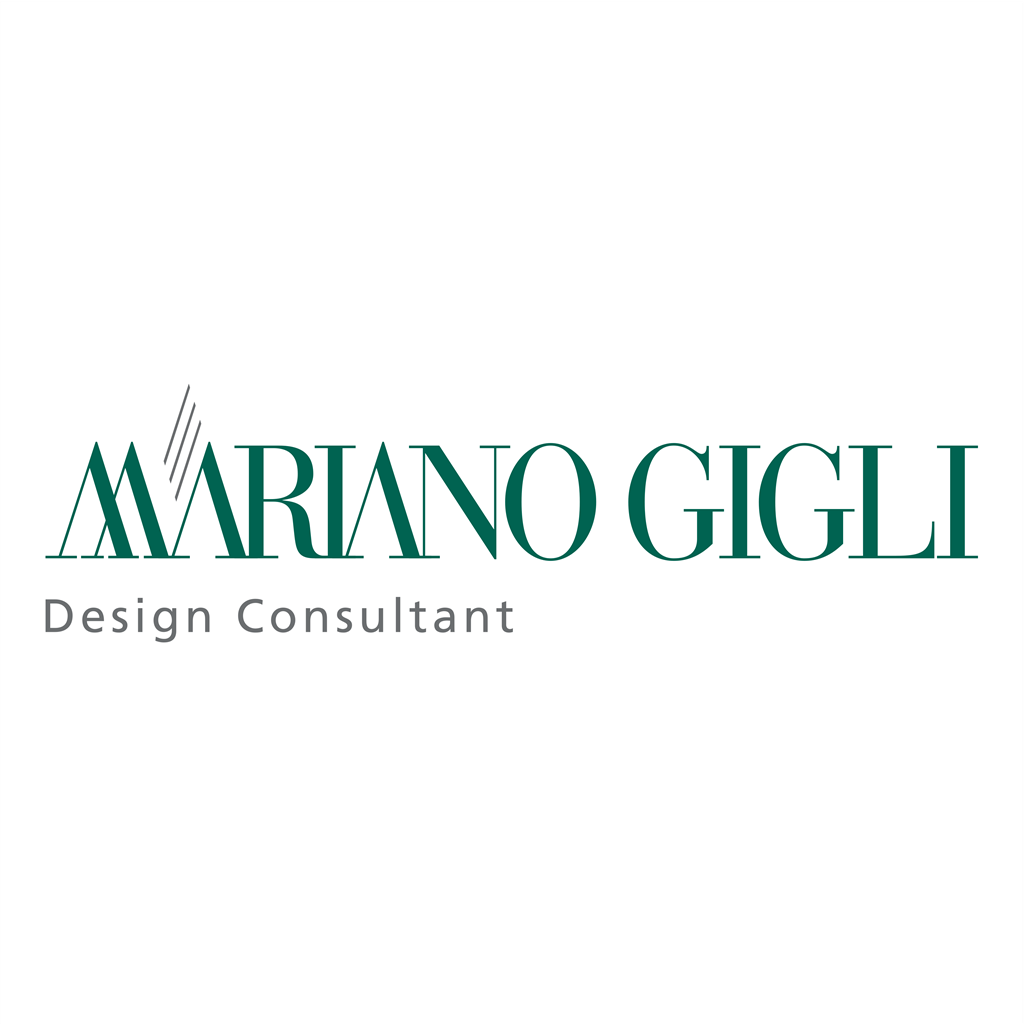 Mariano Gigli Design Consultant logotype, transparent .png, medium, large
