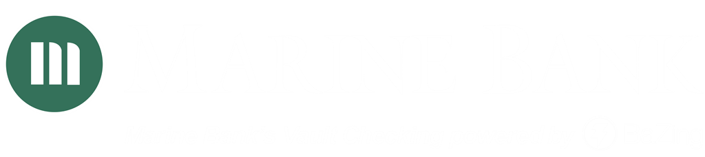 Marine Bank logotype, transparent .png, medium, large