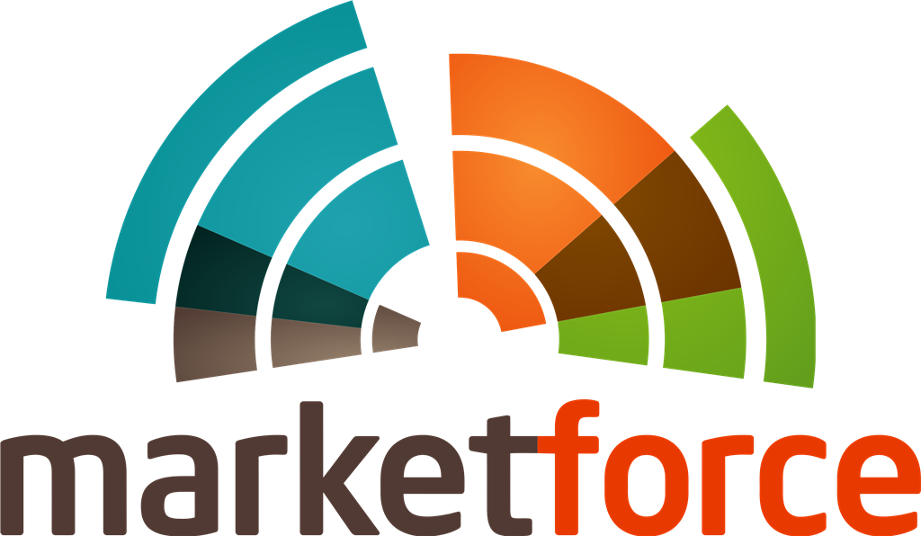 MarketForce logotype, transparent .png, medium, large