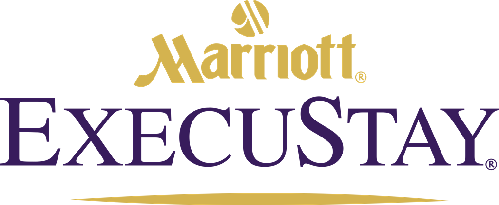 Marriott ExecuStay logotype, transparent .png, medium, large