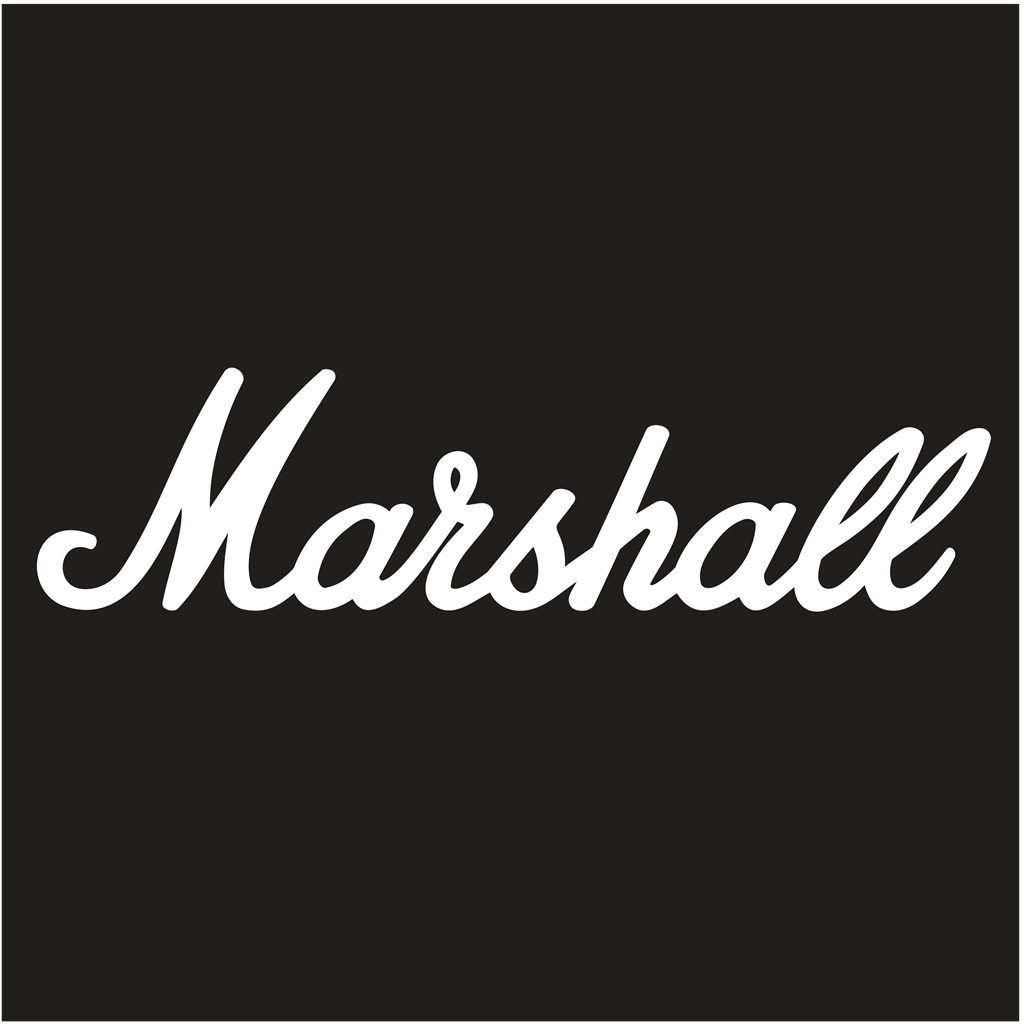 Marshall Amplification logotype, transparent .png, medium, large