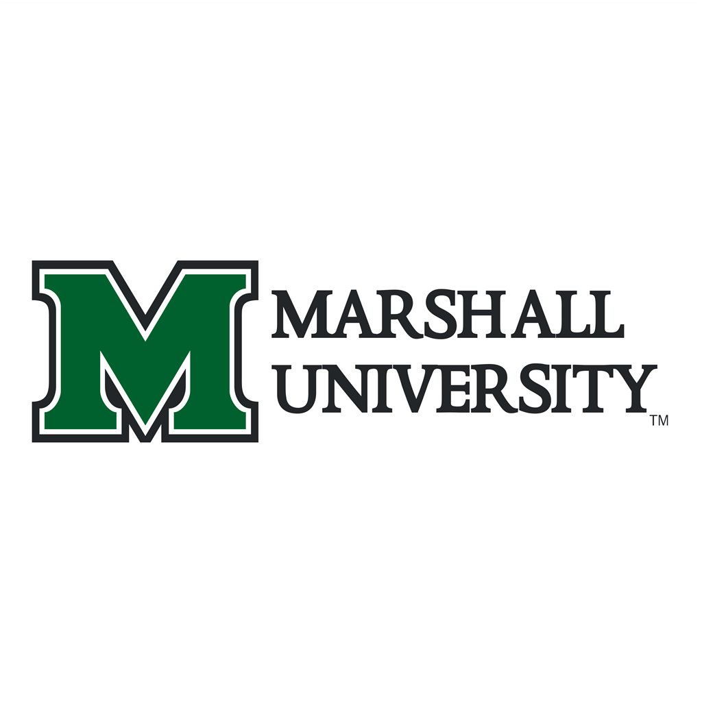 Marshall University logotype, transparent .png, medium, large