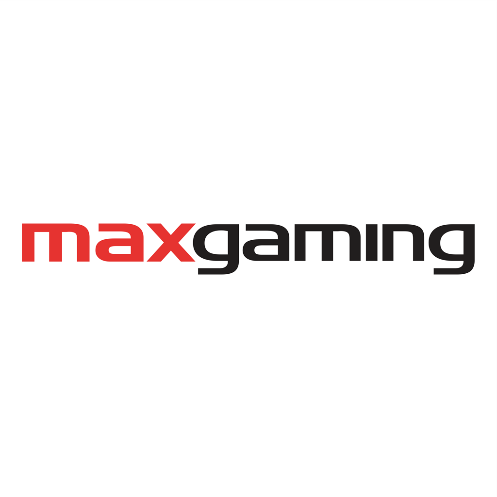 MaxGaming logotype, transparent .png, medium, large