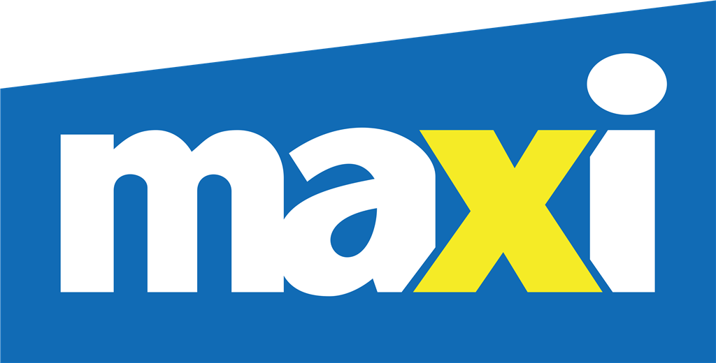 Maxi (Canadian supermarket) logotype, transparent .png, medium, large