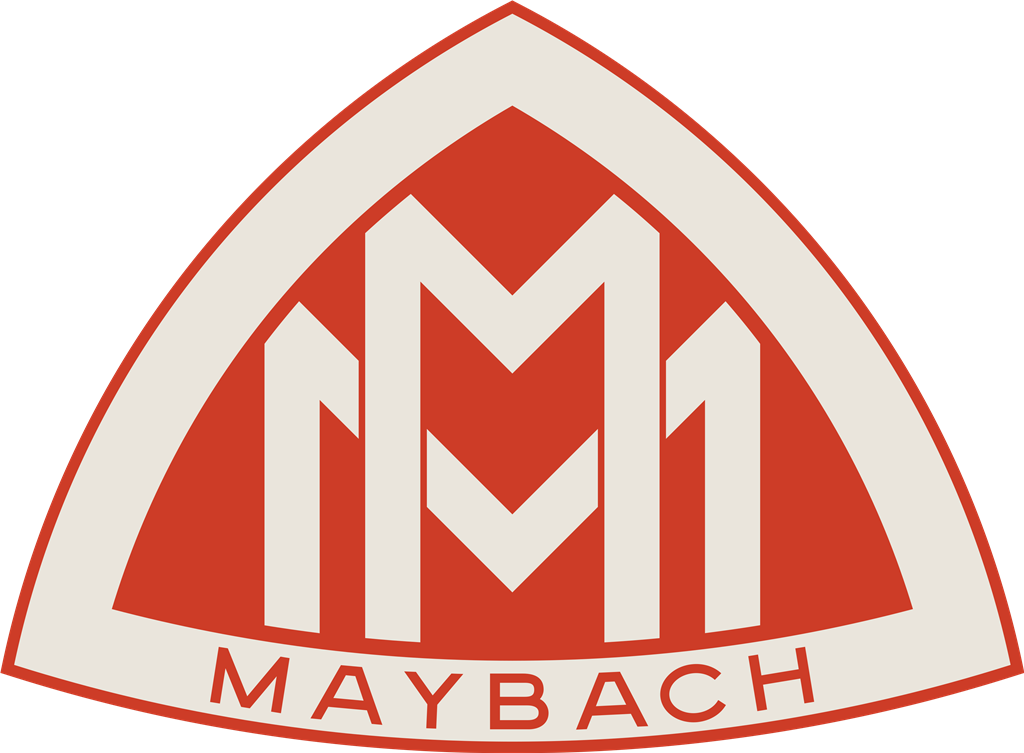 Maybach logotype, transparent .png, medium, large