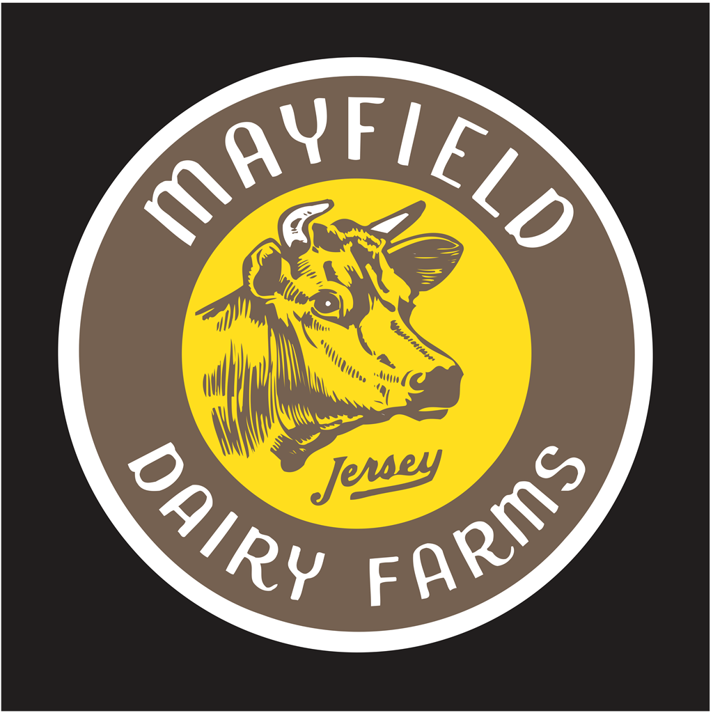 Mayfield Dairy Farms logotype, transparent .png, medium, large