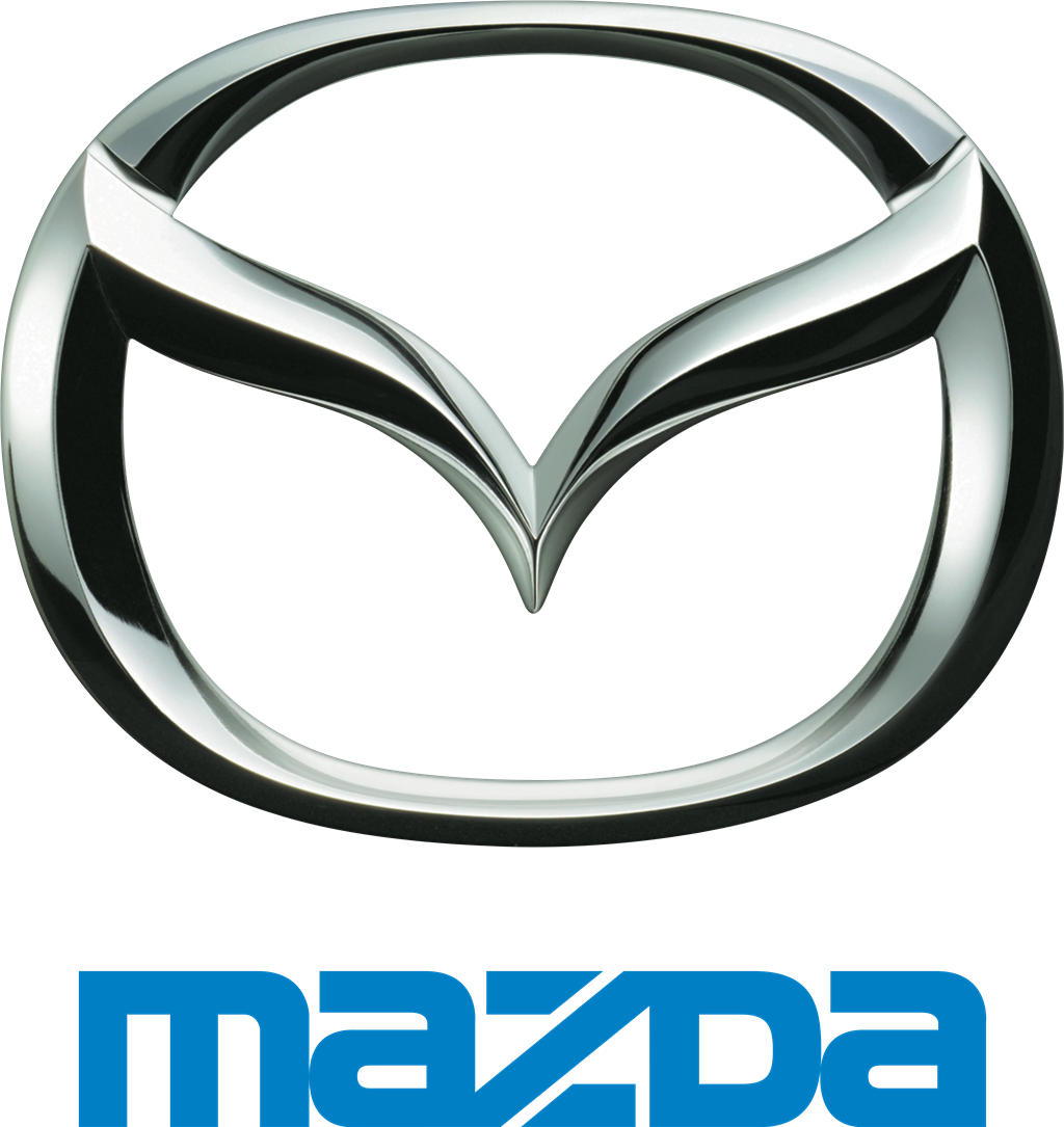 Mazda logotype, transparent .png, medium, large