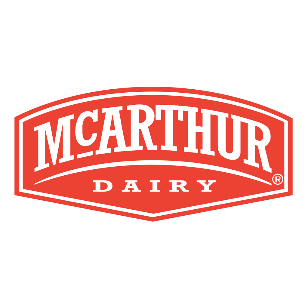 McArthur Dairy logotype, transparent .png, medium, large