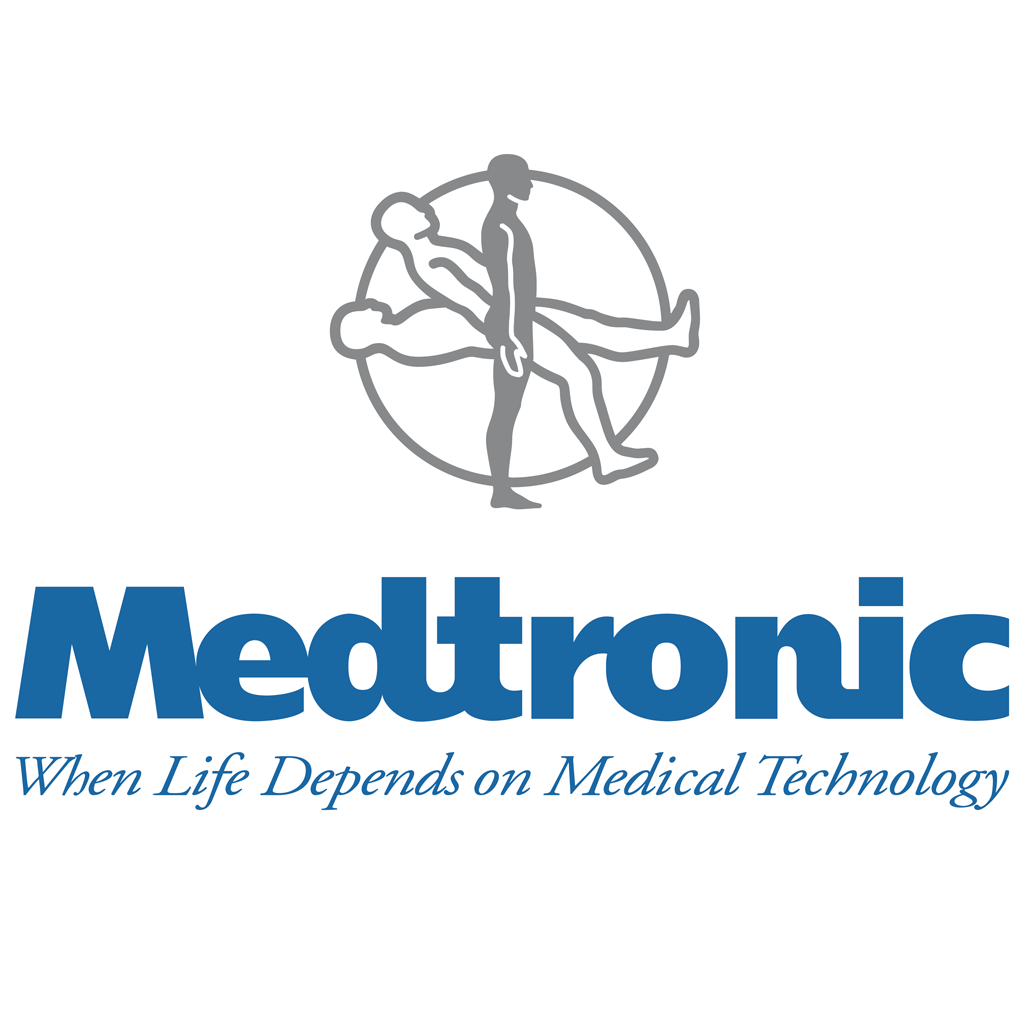 Medtronic logotype, transparent .png, medium, large