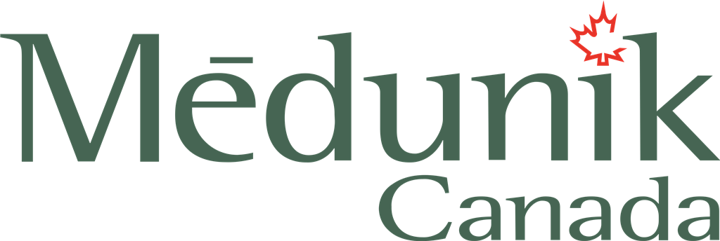 Medunik Canada logotype, transparent .png, medium, large