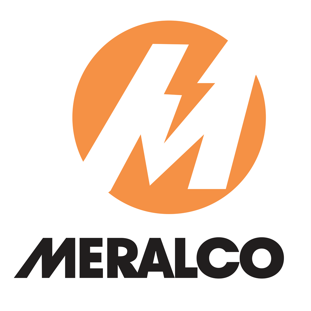 Meralco logotype, transparent .png, medium, large