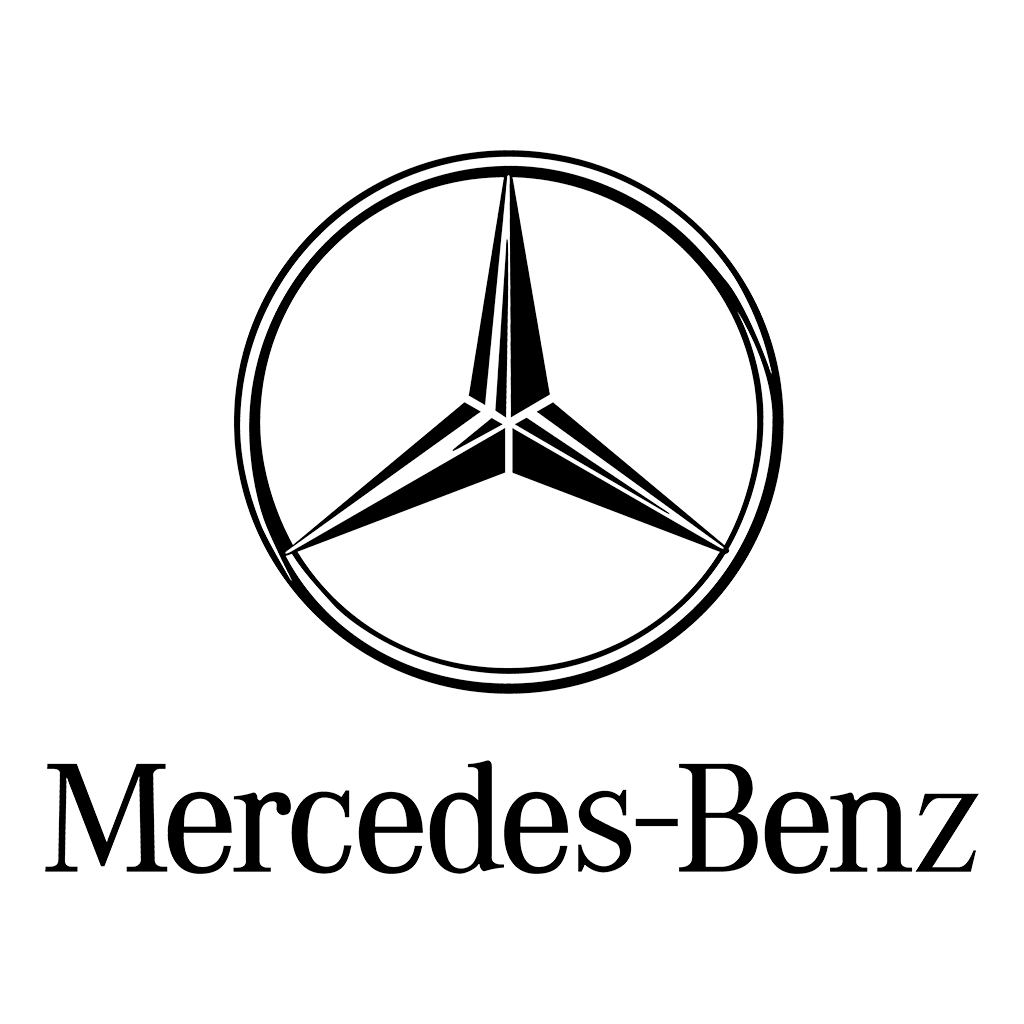 Mercedes-Benz logotype, transparent .png, medium, large