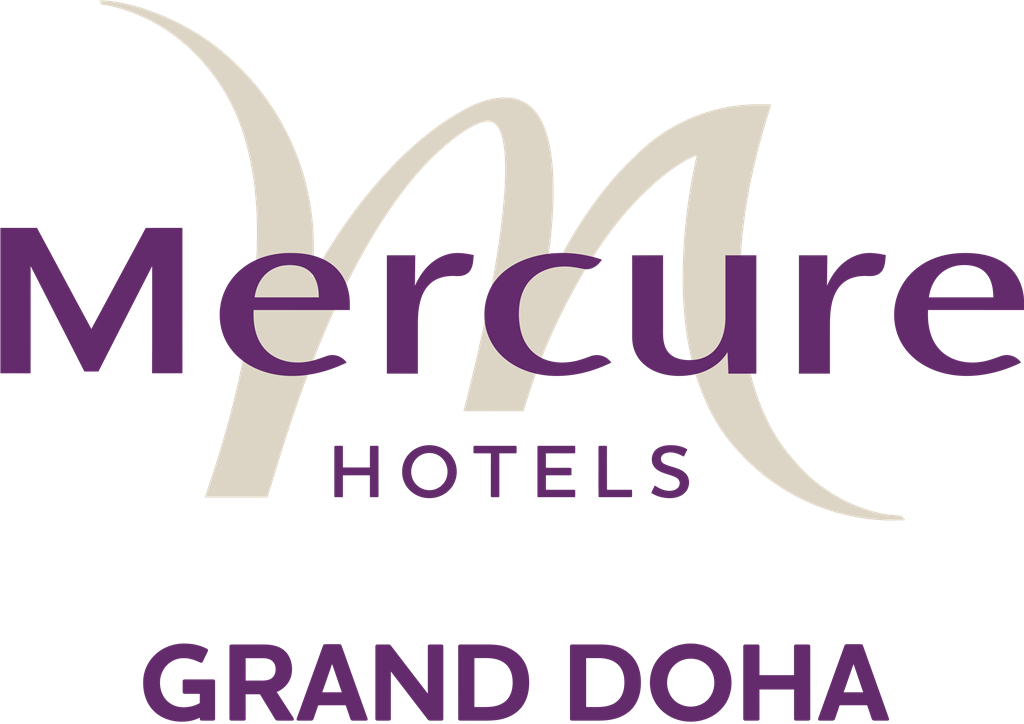 Mercure Grand Doha logotype, transparent .png, medium, large