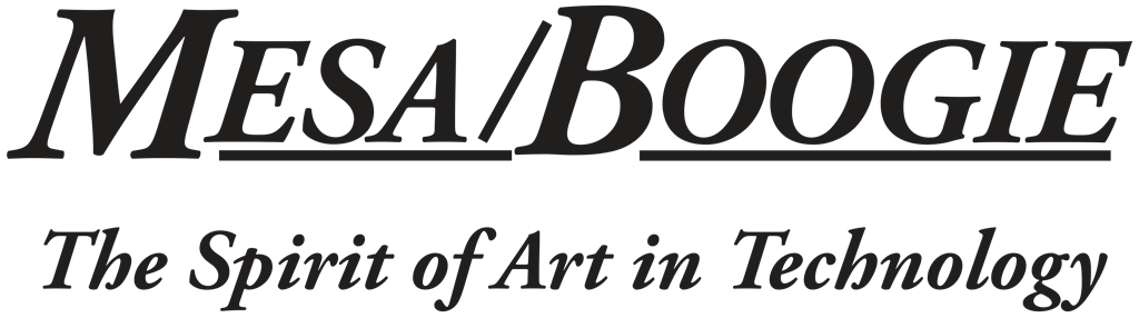 Mesa Boogie logotype, transparent .png, medium, large
