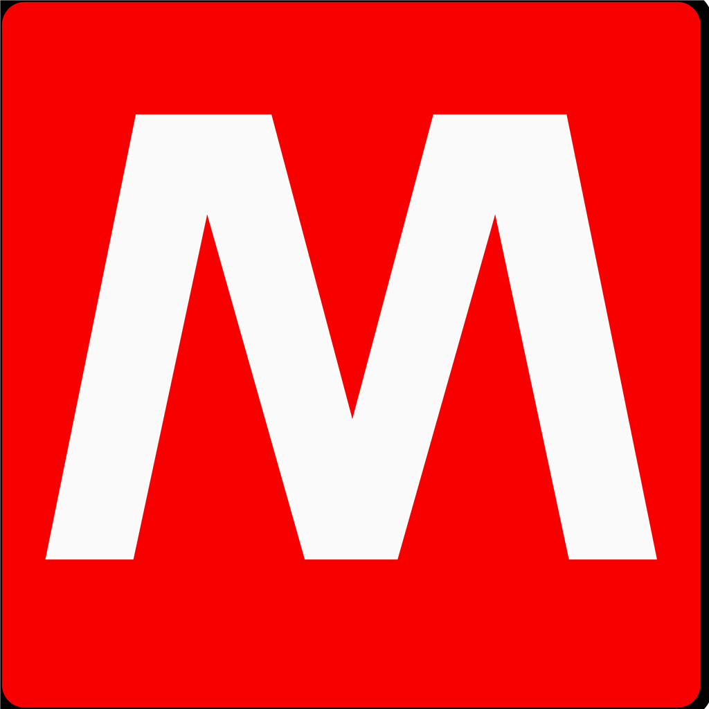 Metro (Canada) logotype, transparent .png, medium, large