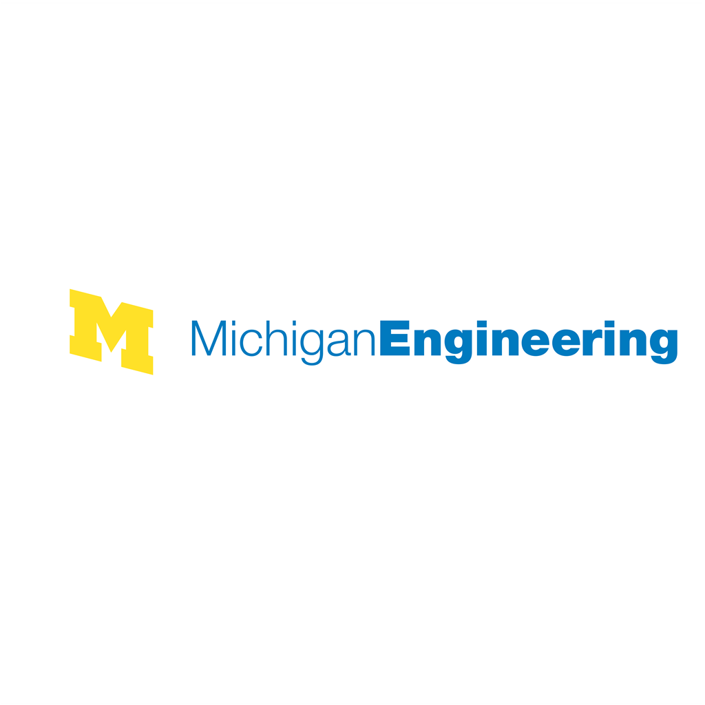 Michigan Engineering logotype, transparent .png, medium, large