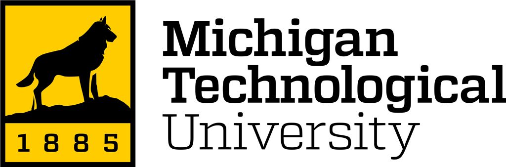 Michigan Technological University logotype, transparent .png, medium, large