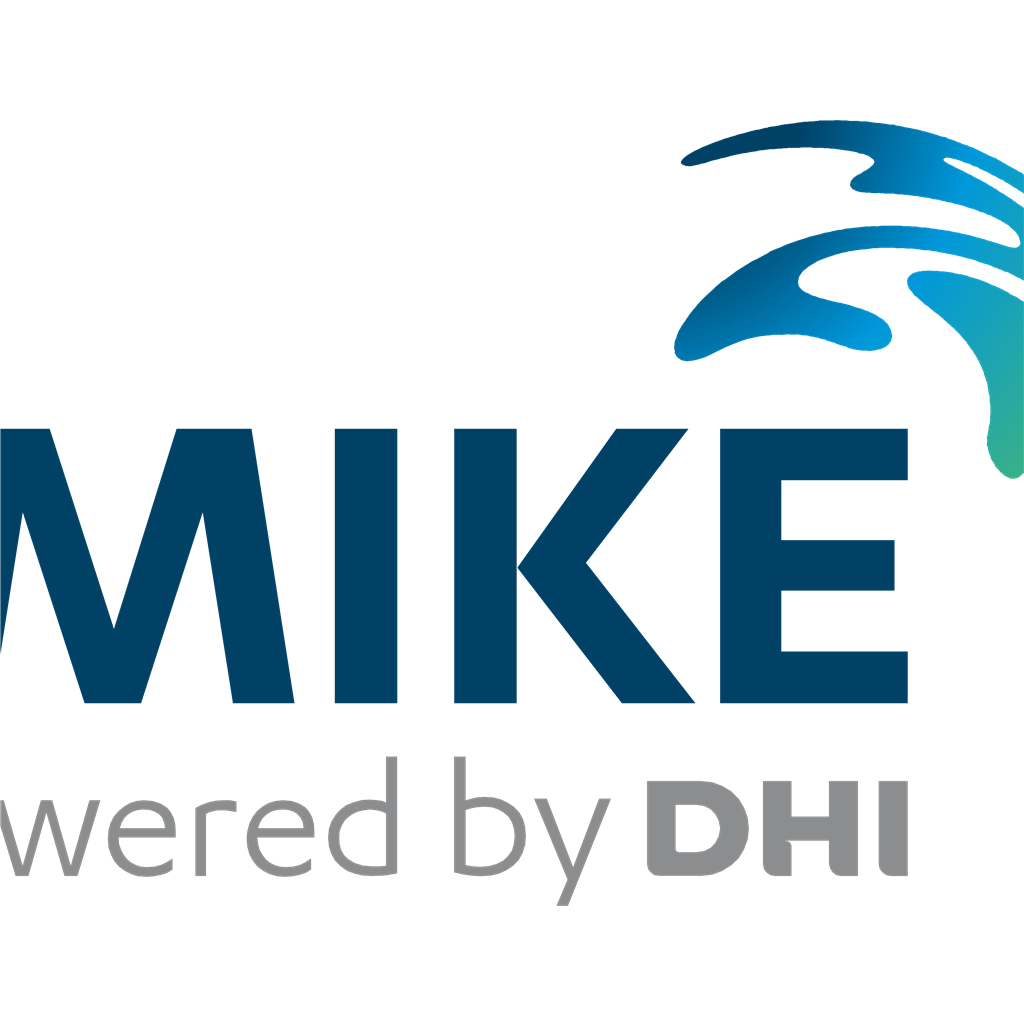 Mike Powered by DHI logotype, transparent .png, medium, large