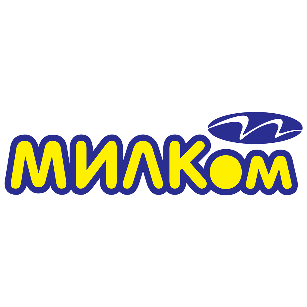Milkom logotype, transparent .png, medium, large