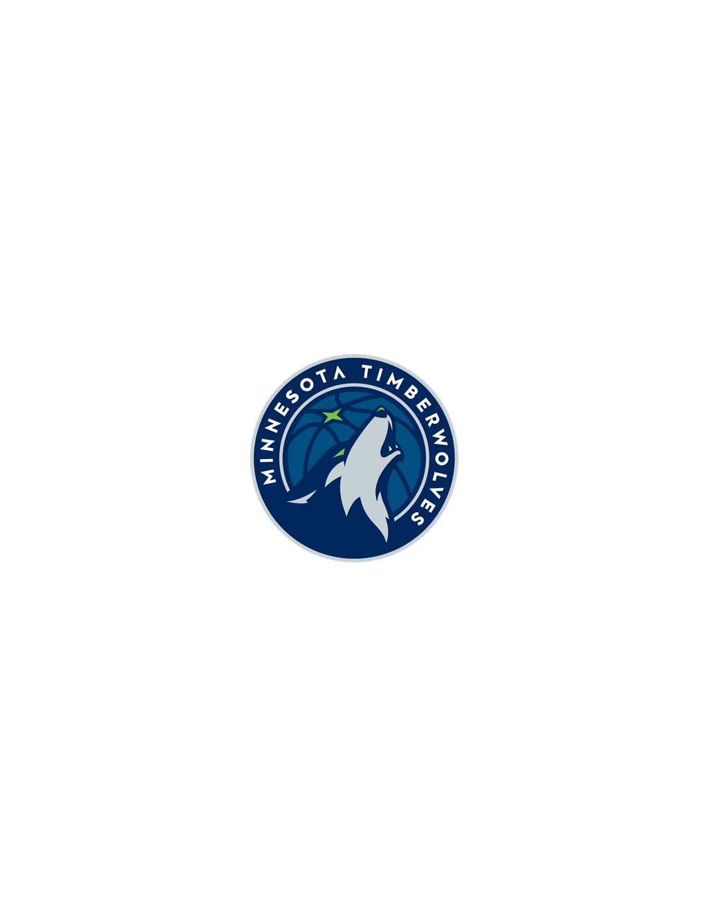 Minnesota Timberwolves logotype, transparent .png, medium, large
