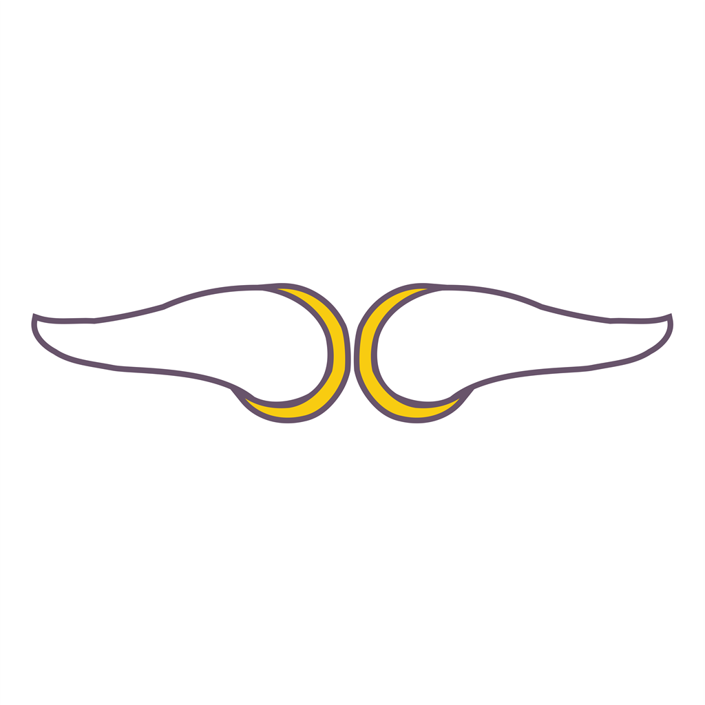 Minnesota Vikings logotype, transparent .png, medium, large