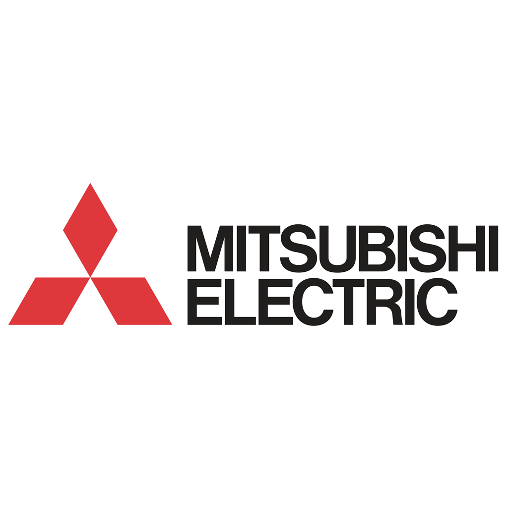 Mitsubishi Electric logotype, transparent .png, medium, large