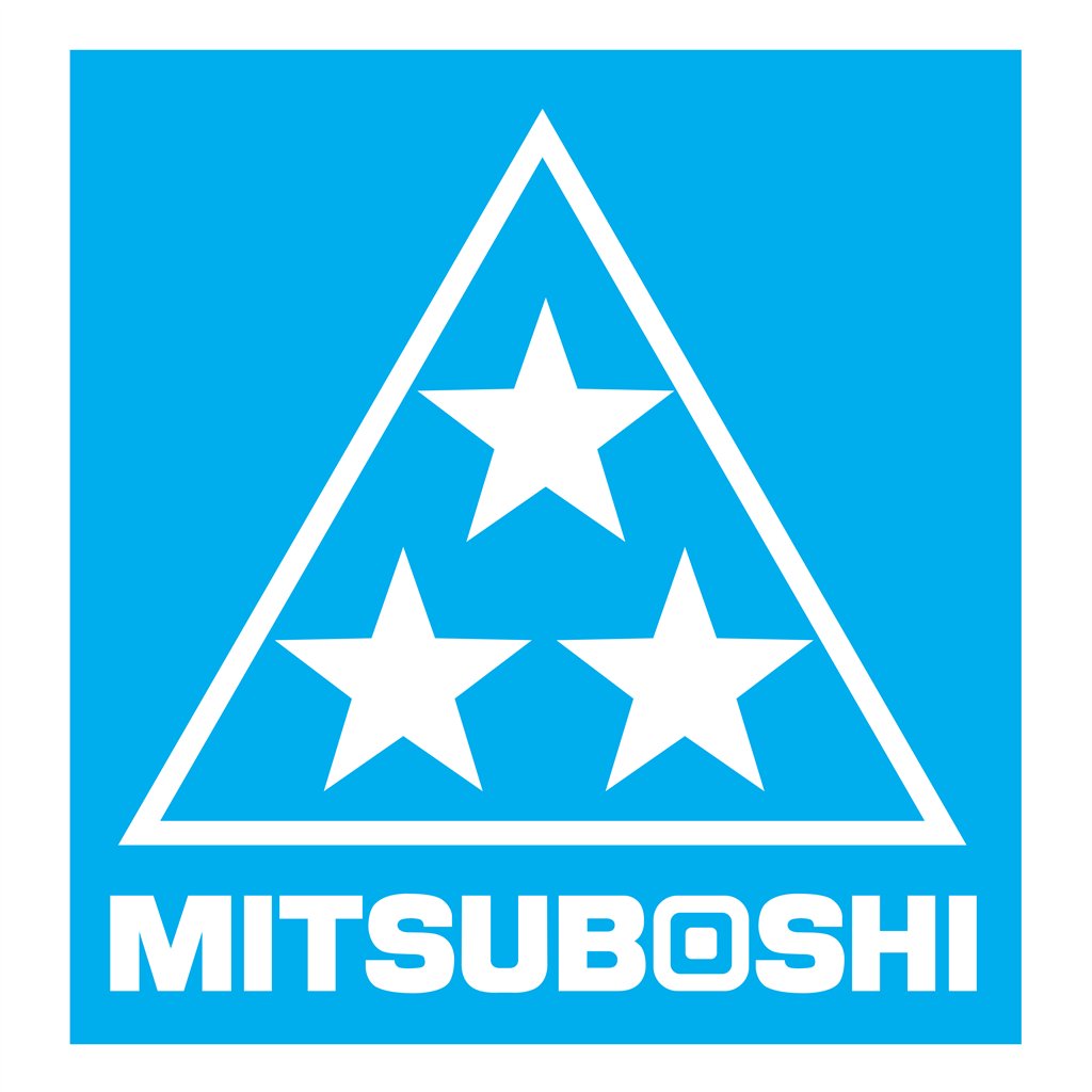 Mitsuboshi Belting logotype, transparent .png, medium, large