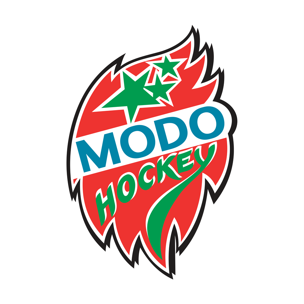 MODO Hockey logotype, transparent .png, medium, large