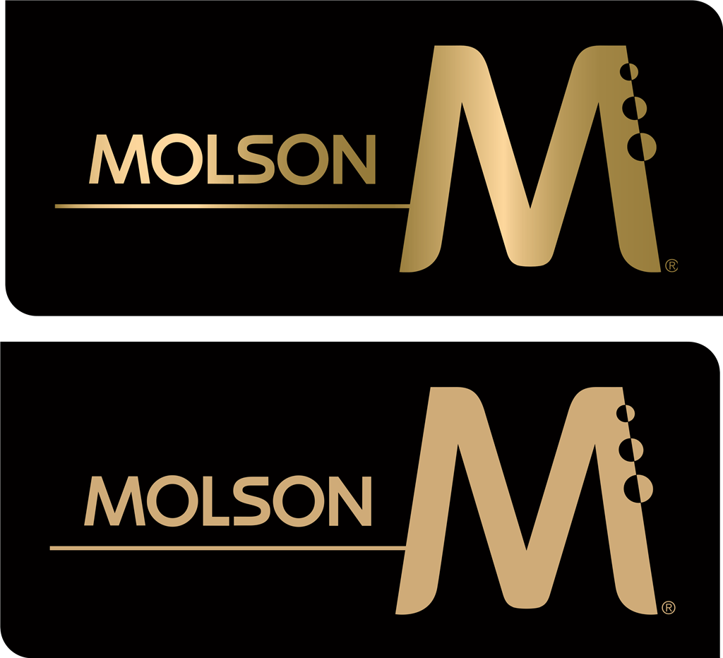Molson logotype, transparent .png, medium, large