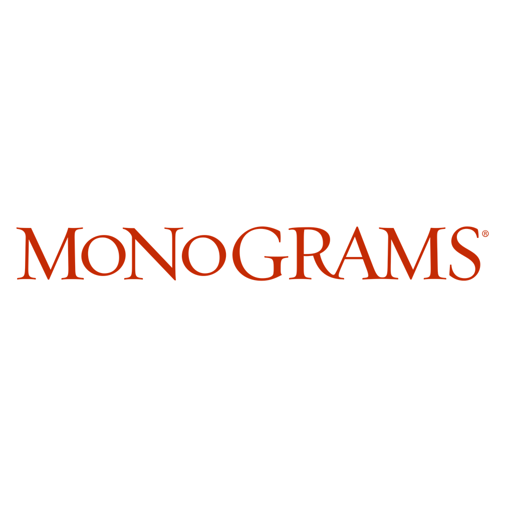 Monograms logotype, transparent .png, medium, large
