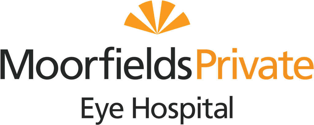 Moorfields Private Eye Hospital logotype, transparent .png, medium, large