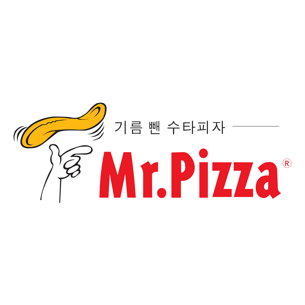 Mr. Pizza logotype, transparent .png, medium, large
