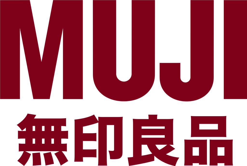 Muji logotype, transparent .png, medium, large