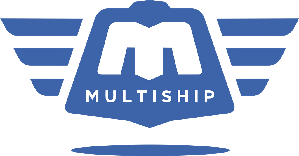 MultiShip logotype, transparent .png, medium, large