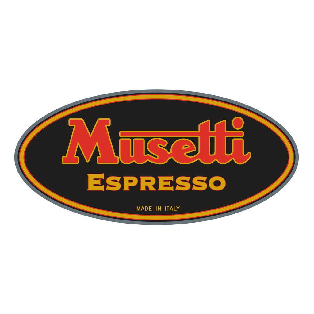 Musetti Espresso logotype, transparent .png, medium, large