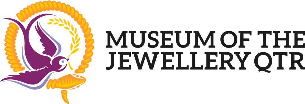Museum of the Jewellery Qtr logotype, transparent .png, medium, large