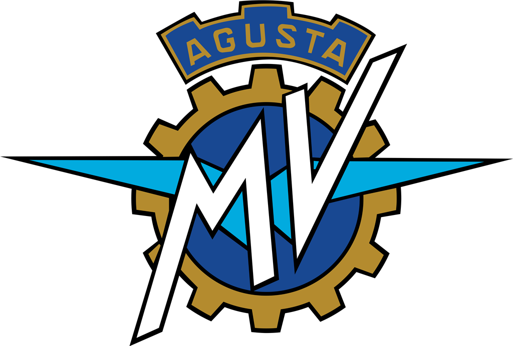 MV Agusta logotype, transparent .png, medium, large