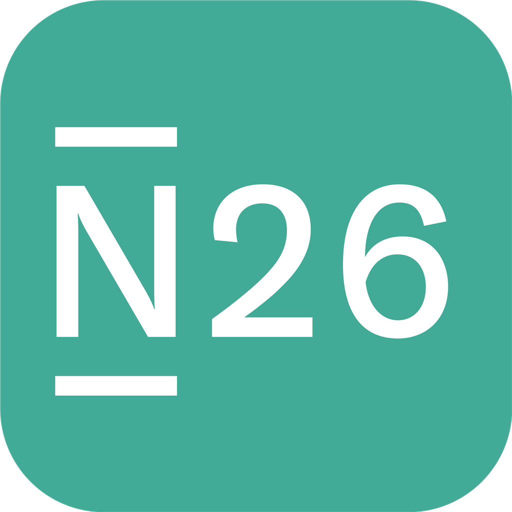 N26 logotype, transparent .png, medium, large
