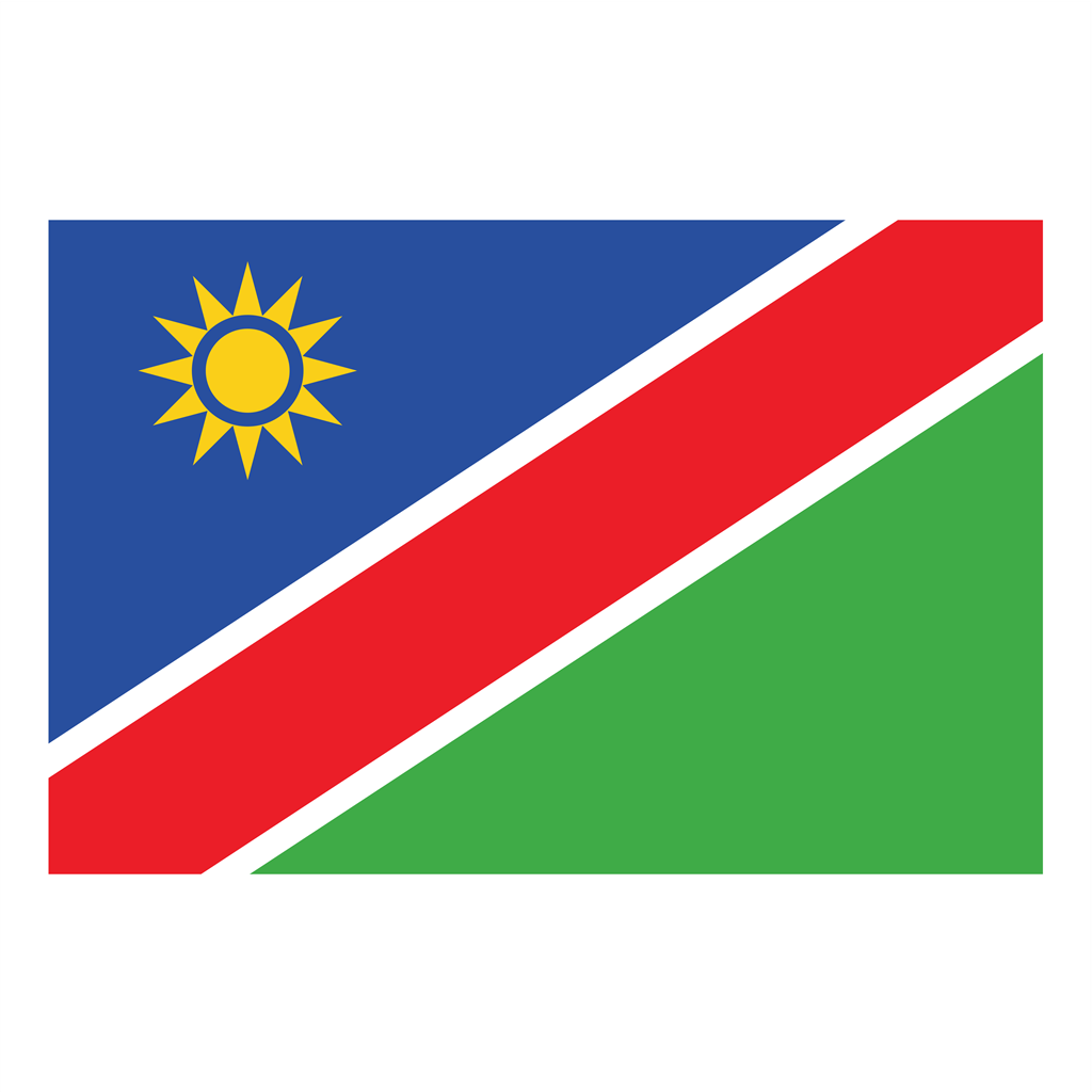 Namibia logotype, transparent .png, medium, large
