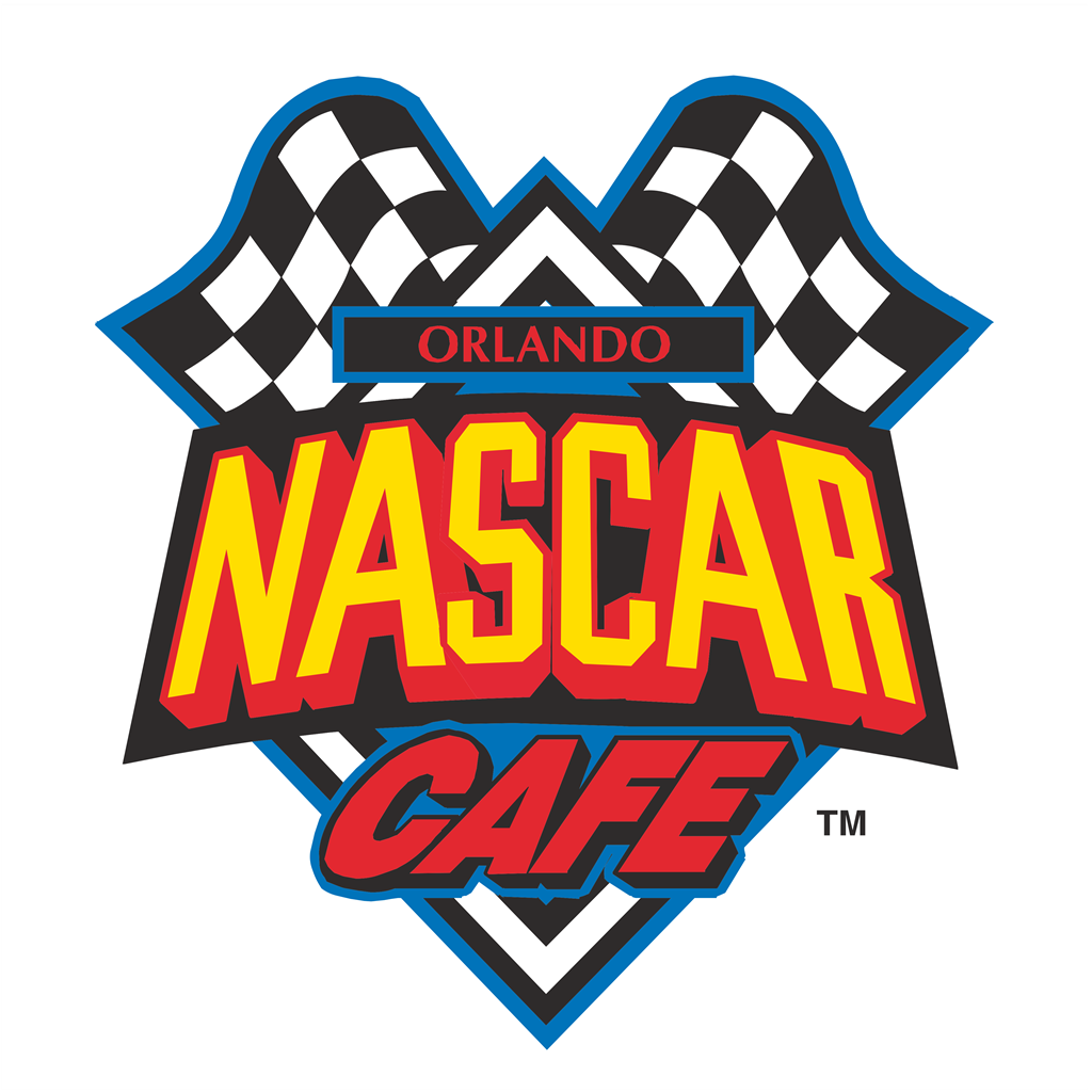 NASCAR Cafe logotype, transparent .png, medium, large