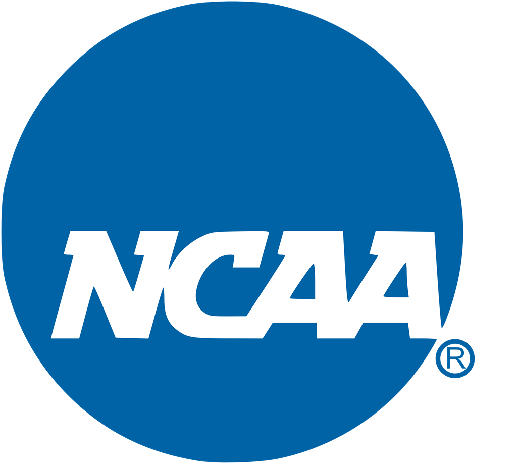 National Collegiate Athletic Association logotype, transparent .png, medium, large