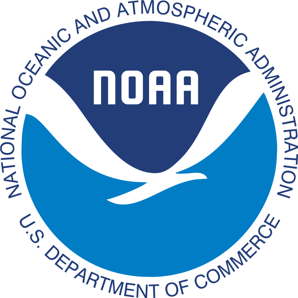 National Oceanic and Atmospheric Administration logotype, transparent .png, medium, large