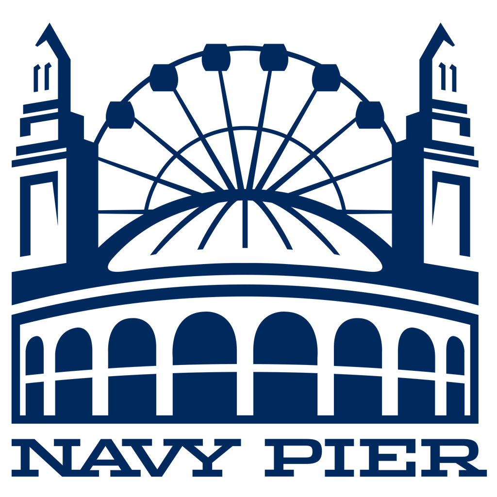 Navy Pier logotype, transparent .png, medium, large